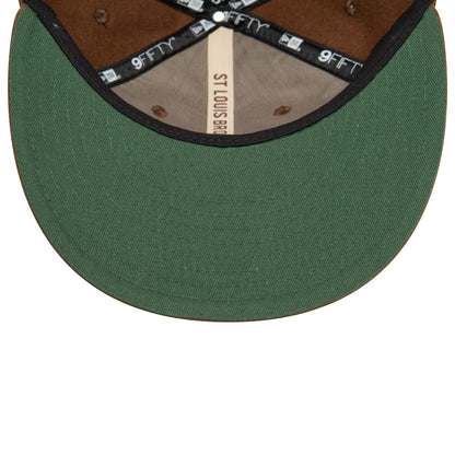 This is a St. Louis Browns Heritage Series Brown Retro Crown 9FIFTY Strapback Cap 5