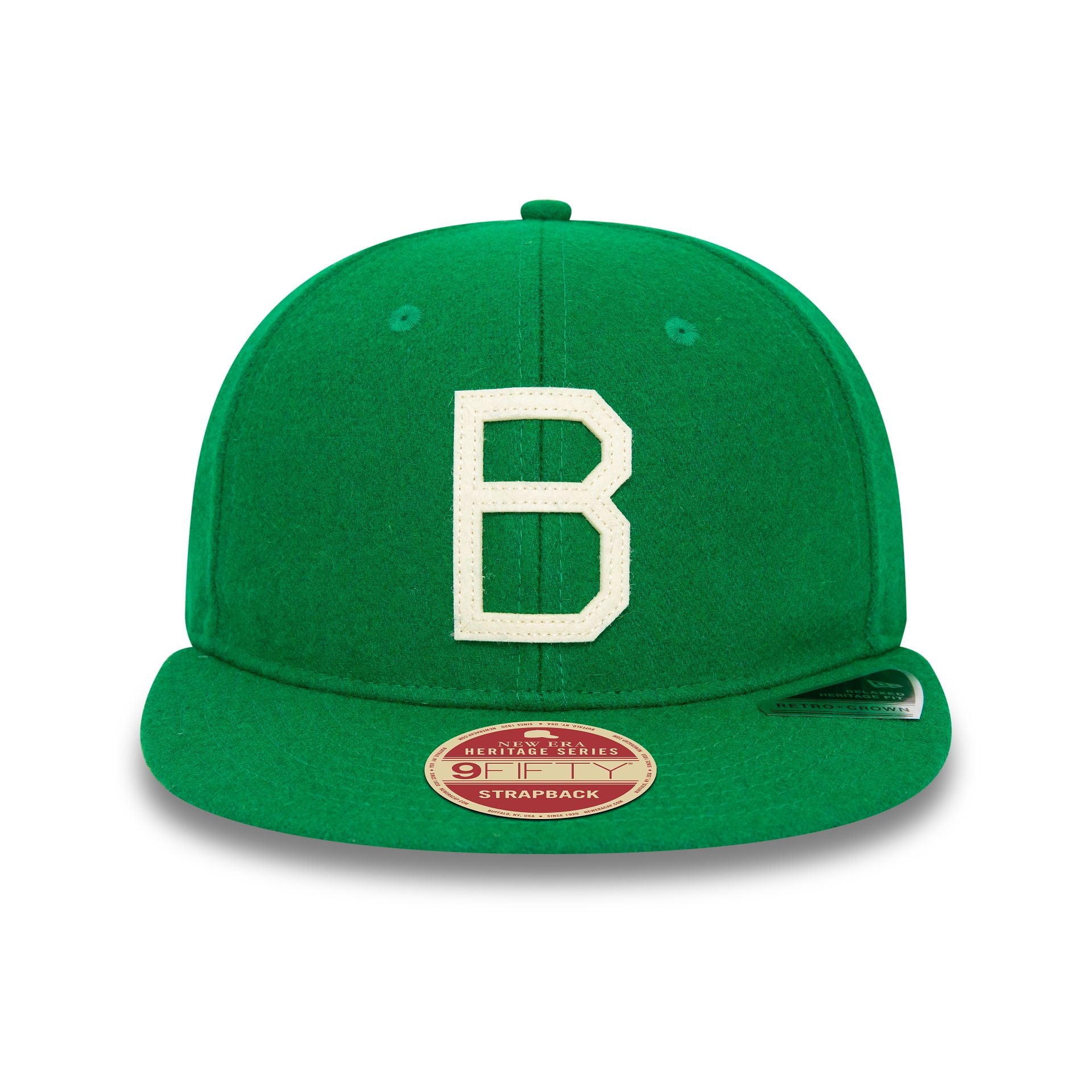 This is a Brooklyn Dodgers Heritage Series Green Retro Crown 9FIFTY Strapback Cap 2