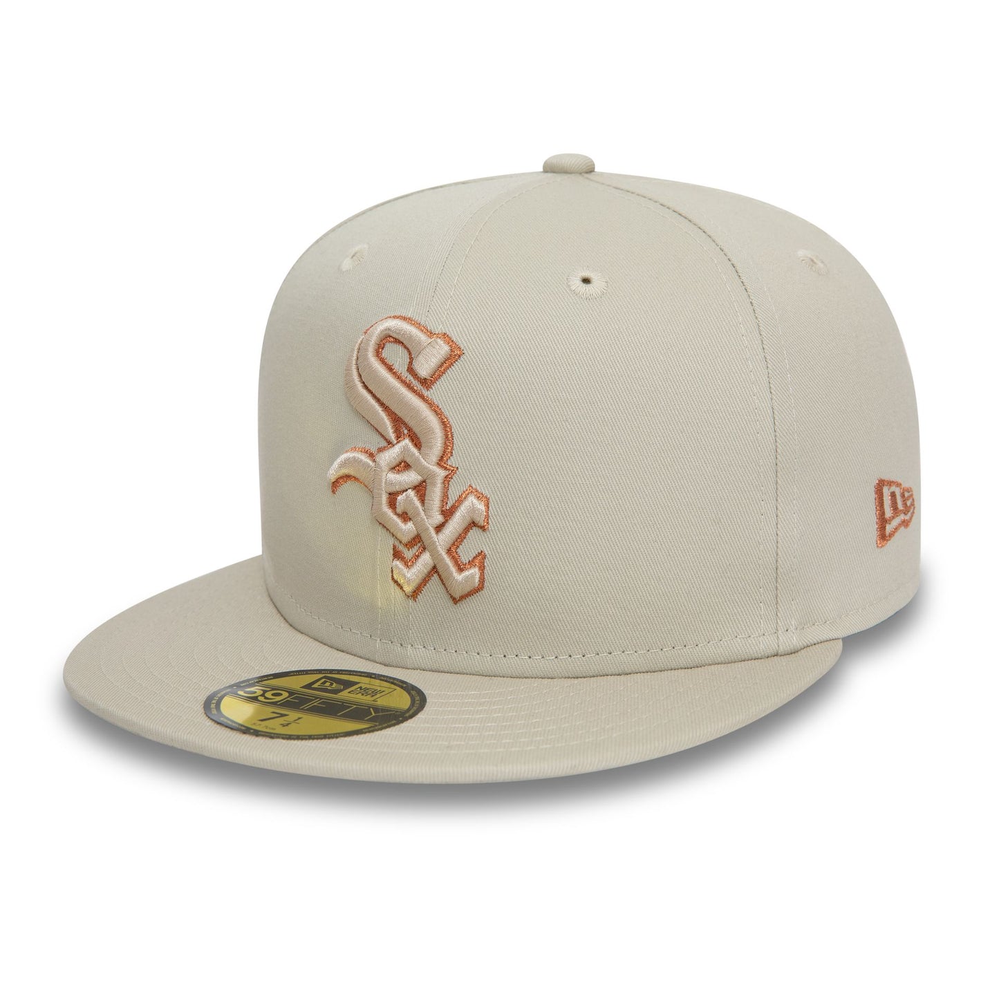 This is a Chicago White Sox Metallic Outline Stone 59FIFTY Fitted Cap 1