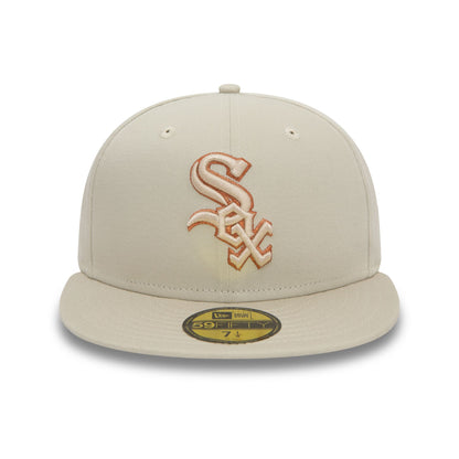 This is a Chicago White Sox Metallic Outline Stone 59FIFTY Fitted Cap 3