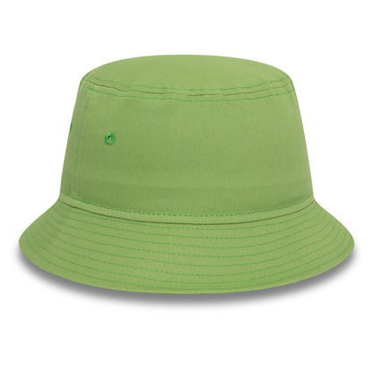 This is a New Era Essential Green Tapered Bucket Hat 3