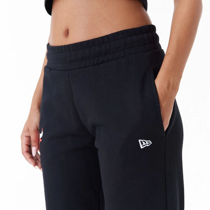 The Female model is wearing Chicago Bulls NBA Colour Block Black Joggers 7