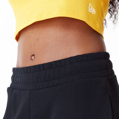 The Female model is wearing LA Lakers Womens NBA Colour Block Black Joggers 5