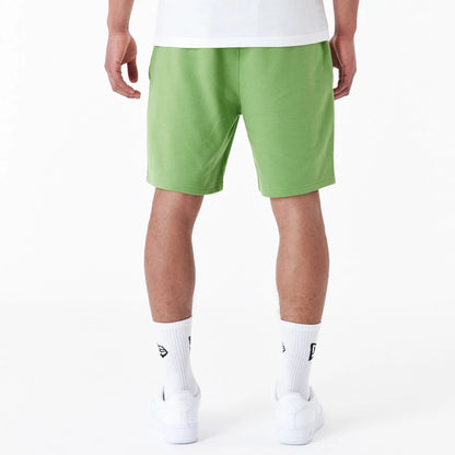 The Male model is wearing New York Yankees League Essential Green Shorts 3