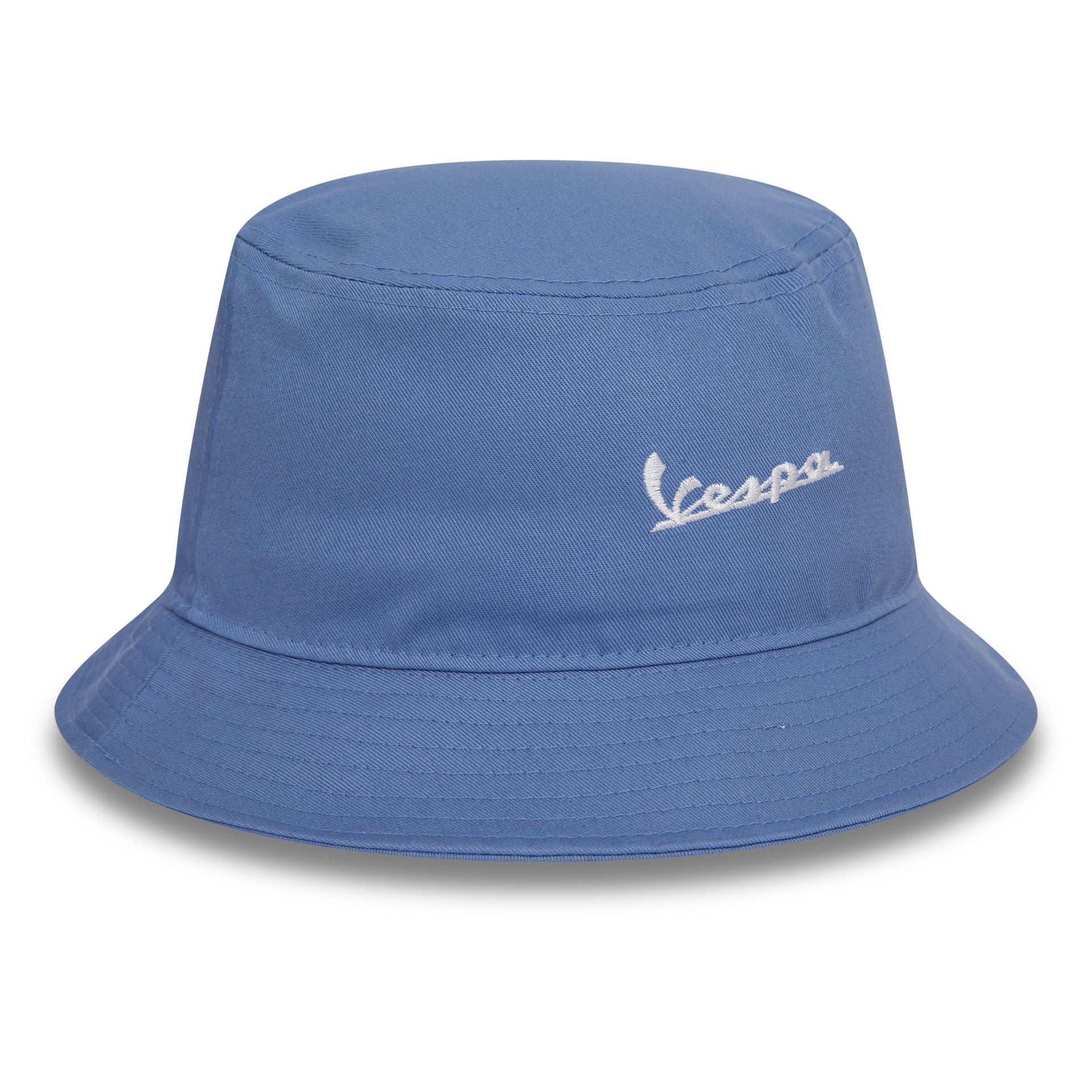 This is a Vespa Seasonal Bucket Blue Bucket Hat 3