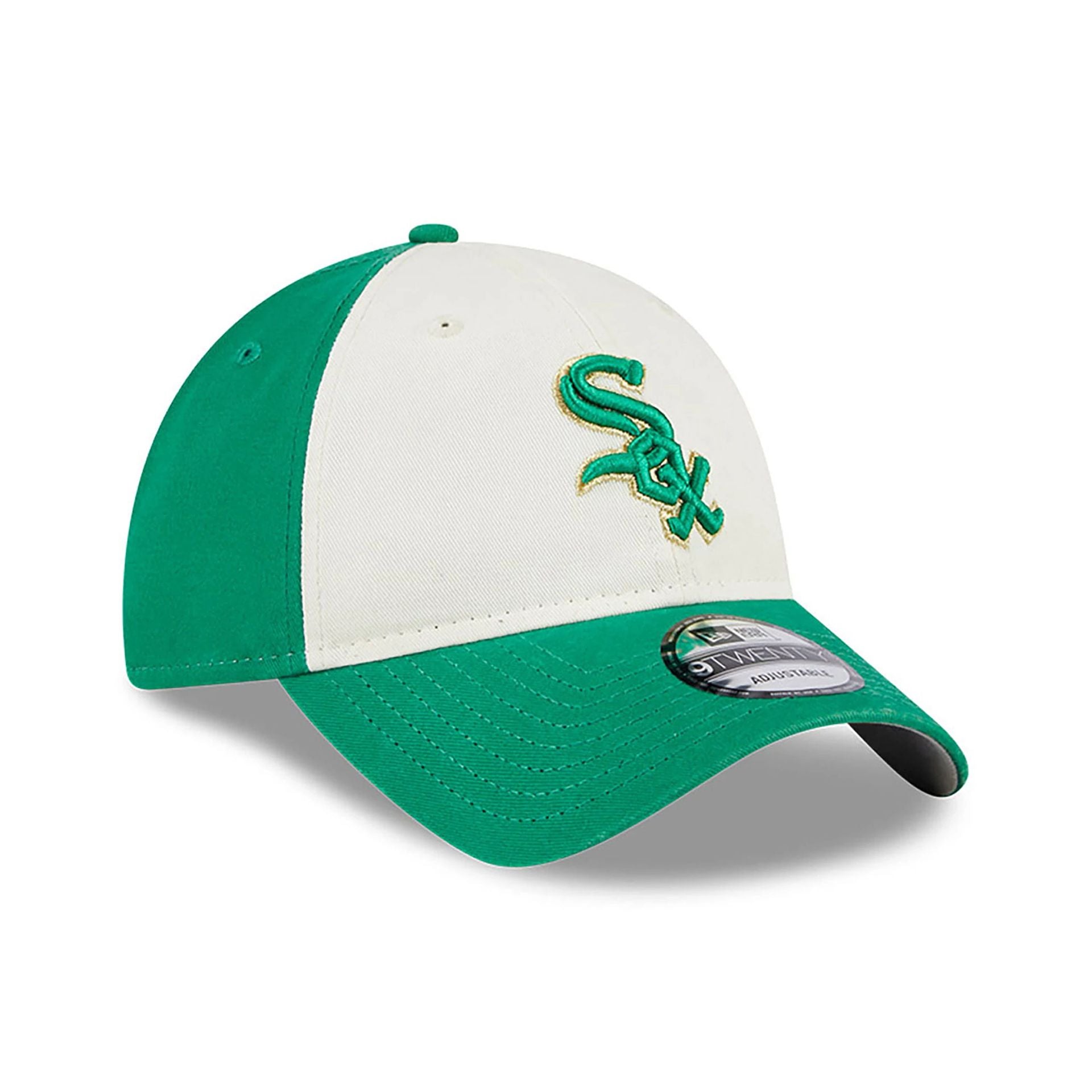 This is a Chicago White Sox St. Patrick's Day Green 9TWENTY Adjustable Cap 3