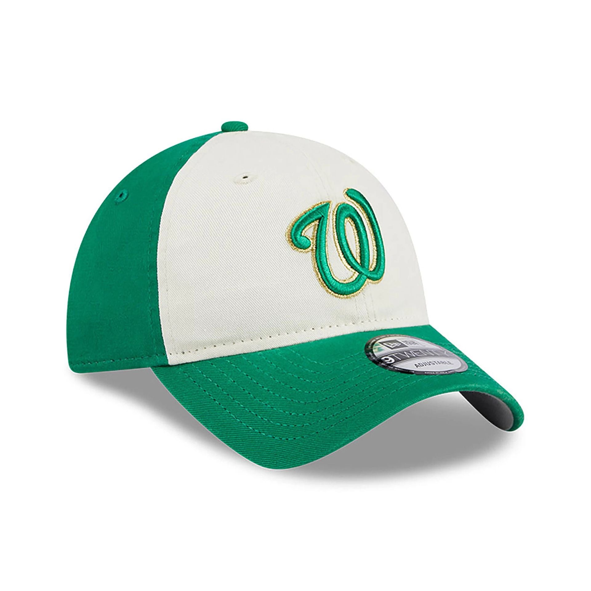 This is a Washington Nationals St. Patrick's Day Green 9TWENTY Adjustable Cap 3