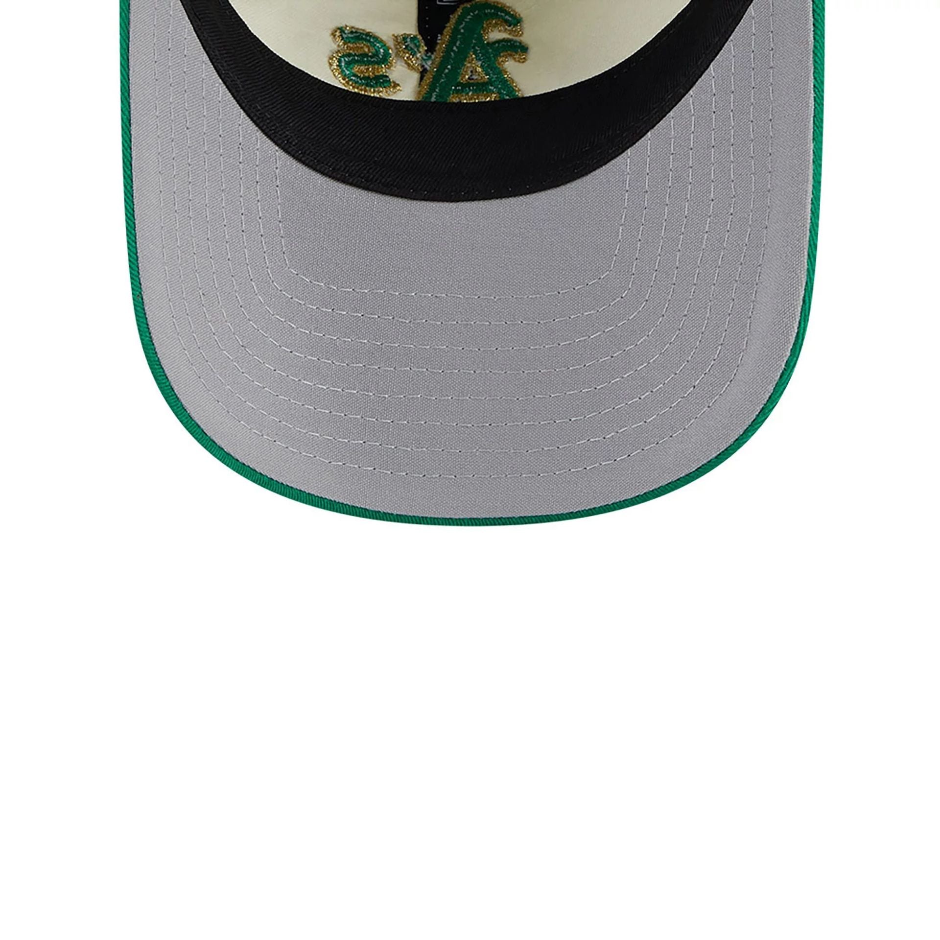 This is a Oakland Athletics St. Patrick's Day Green 9TWENTY Adjustable Cap 2