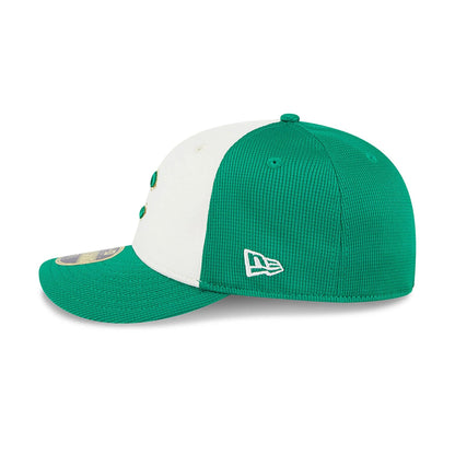 This is a Chicago Cubs St. Patrick's Day Green Low Profile 59FIFTY Fitted Cap 6