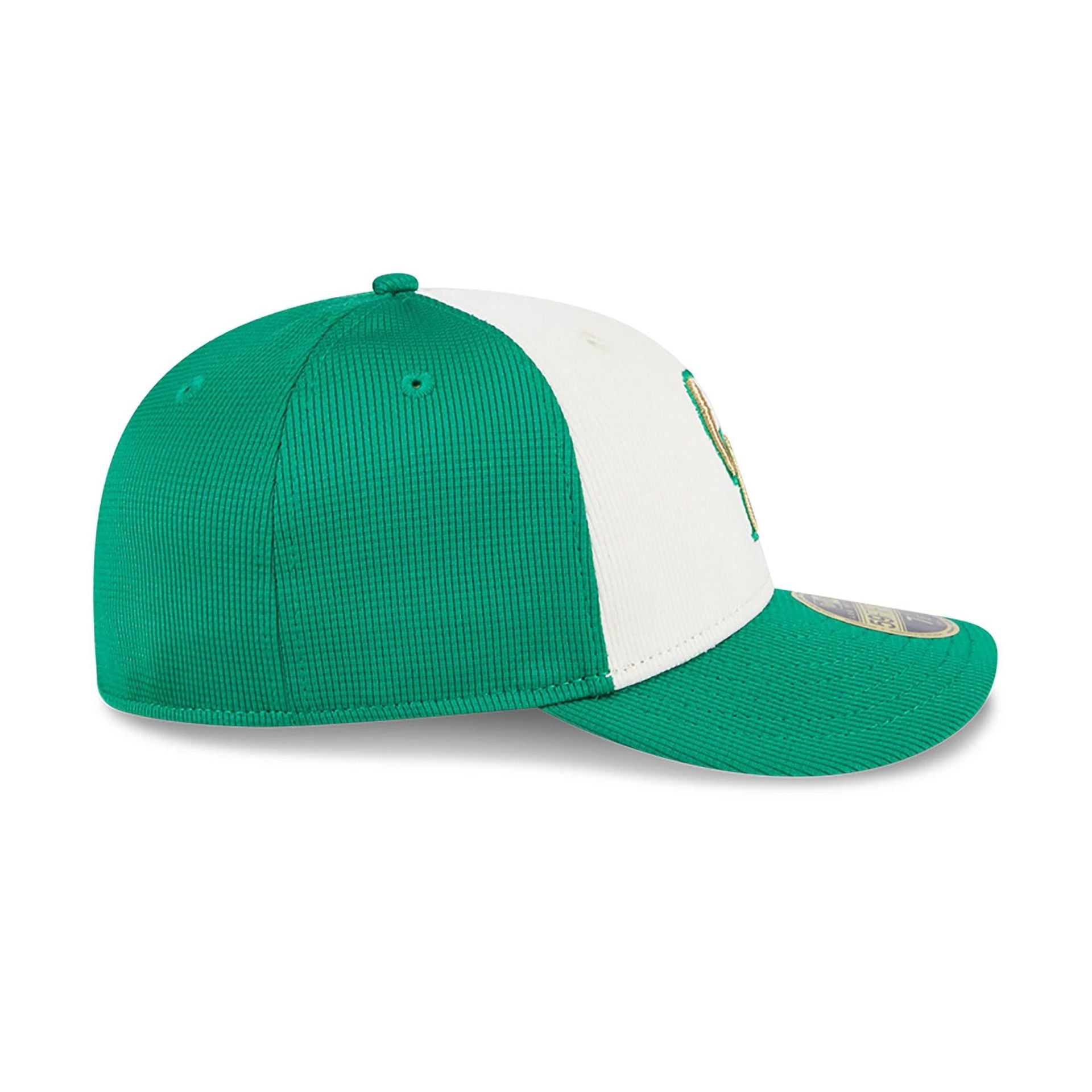 This is a Colorado Rockies St. Patrick's Day Green Low Profile 59FIFTY Fitted Cap 6