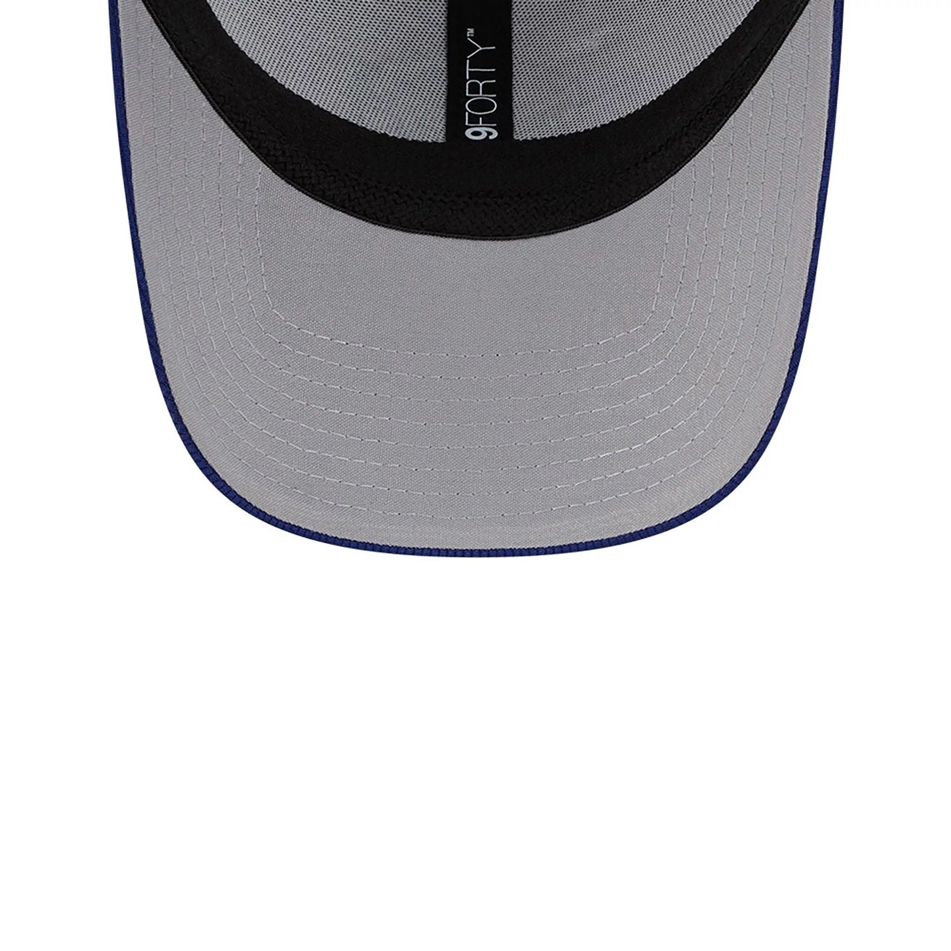 This is a LA Dodgers MLB Batting Practice Grey 9FORTY Stretch Snap Adjustable Cap 2