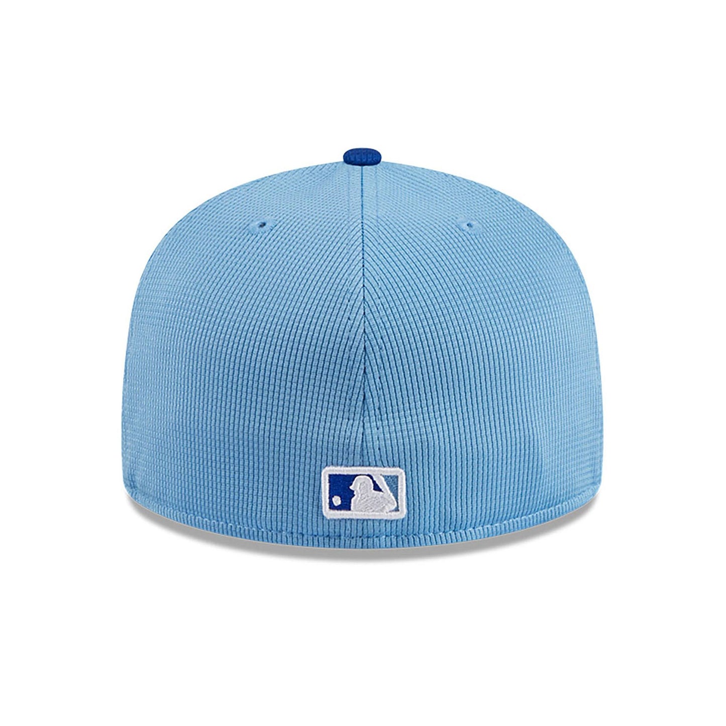 This is a Kansas City Royals MLB Batting Practice Blue 59FIFTY Fitted Cap 5