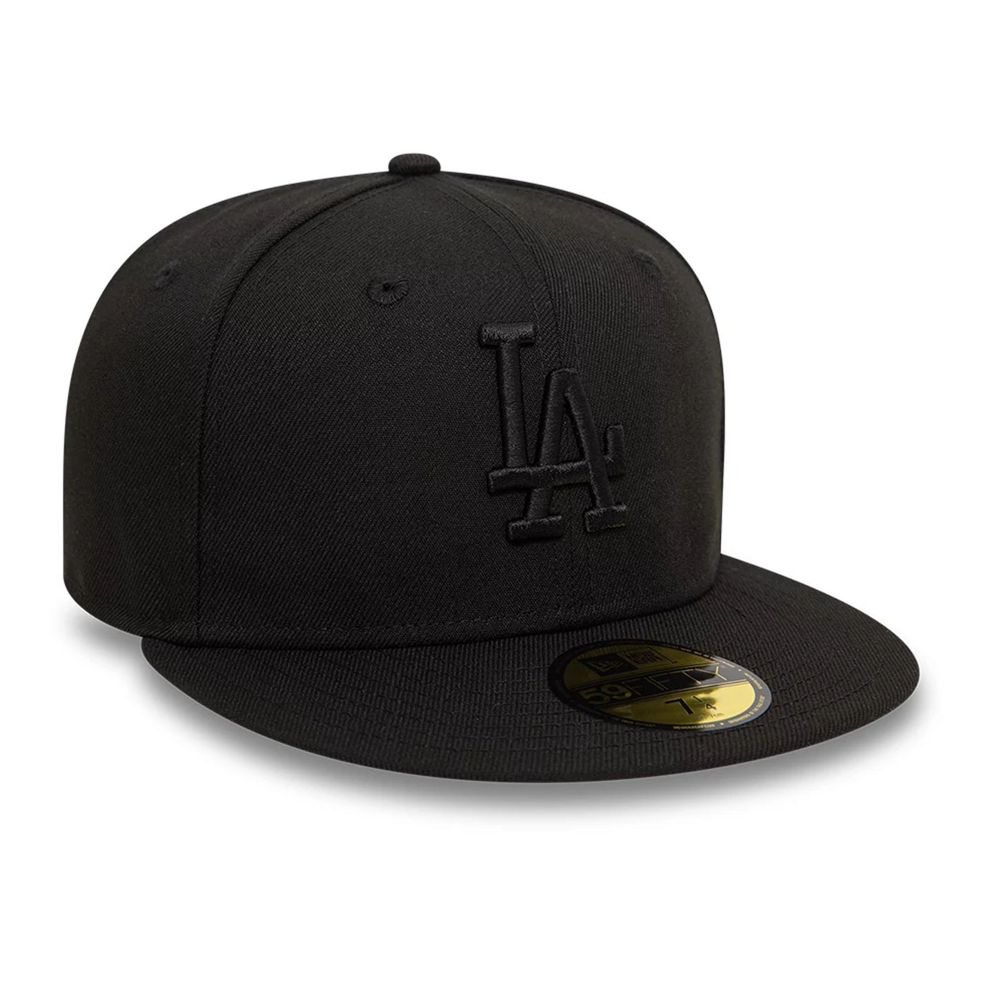 This is a LA Dodgers League Essential Black 59FIFTY Fitted Cap 3