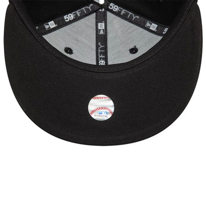 This is a LA Dodgers League Essential Black 59FIFTY Fitted Cap 4