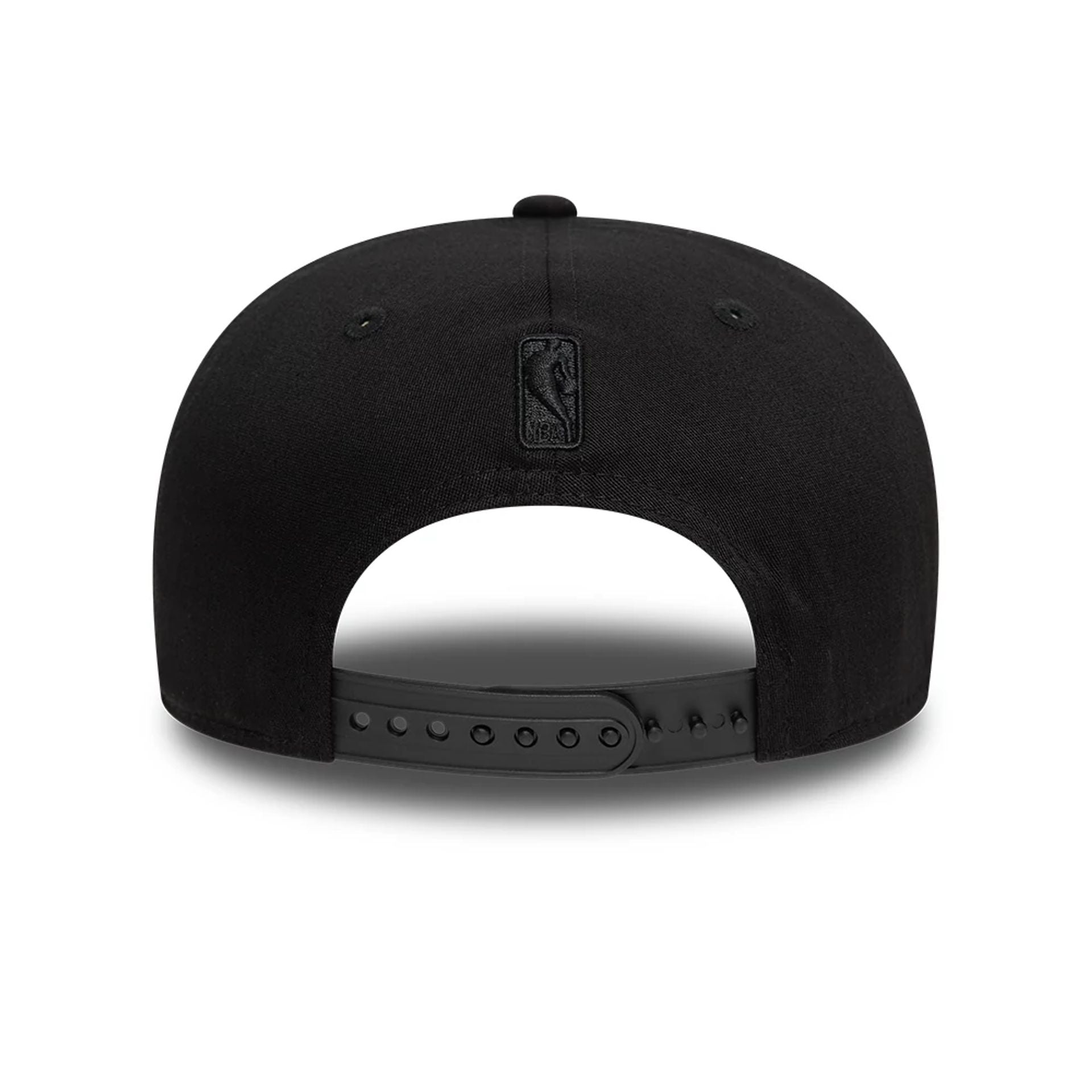 This is a LA Lakers Black On Black 9FIFTY Stretch Snap Cap 3