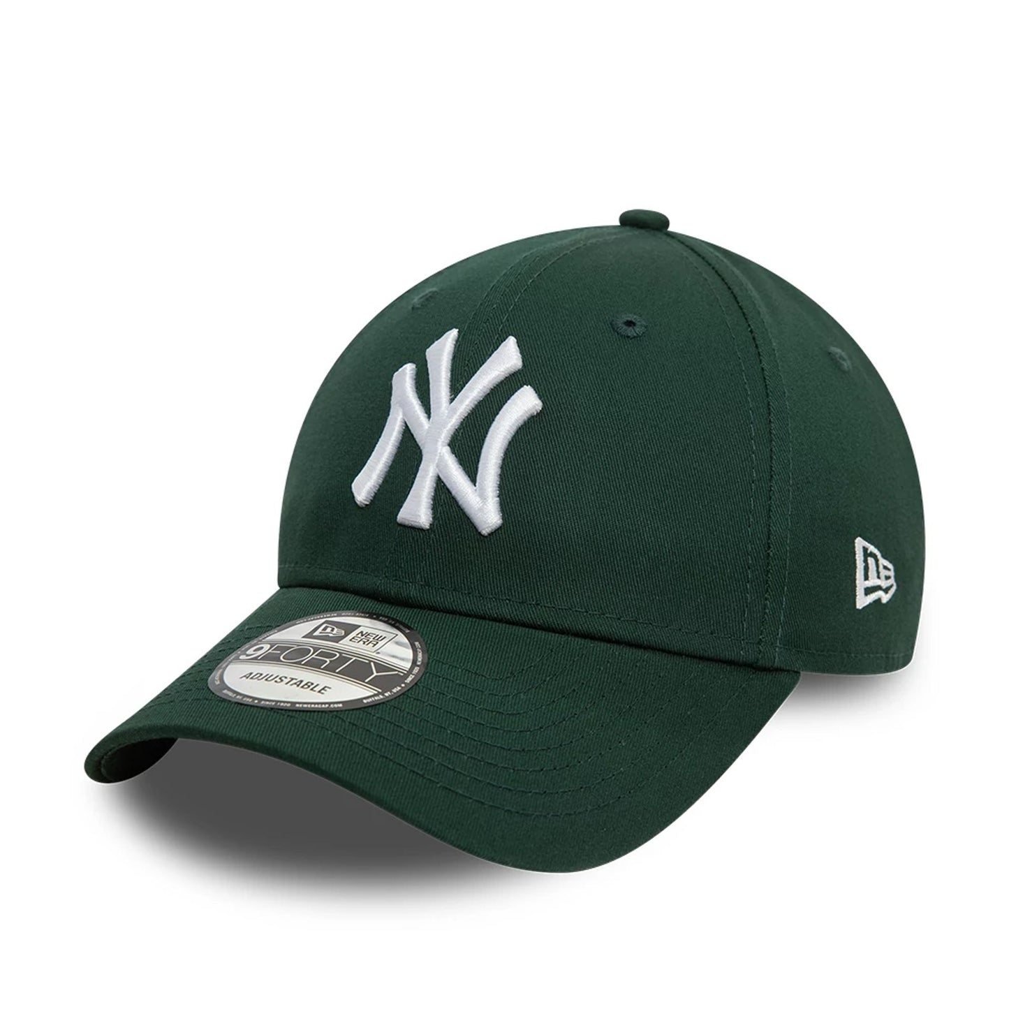 This is a New York Yankees League Essential Dark Green 9FORTY Adjustable Cap 1