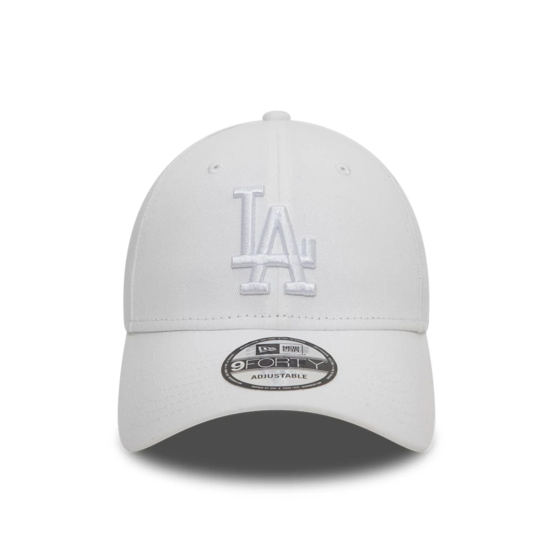 This is a LA Dodgers League Essential White 9FORTY Adjustable Cap 6