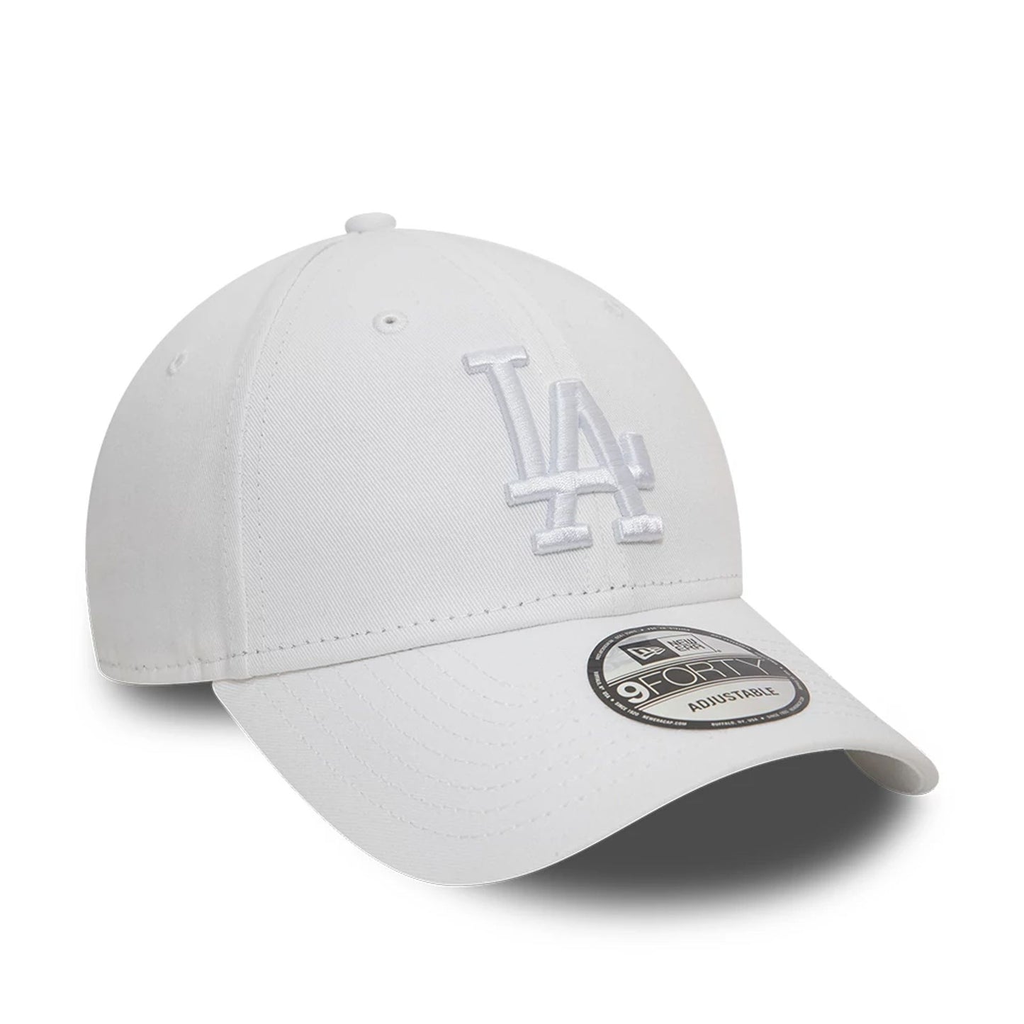 This is a LA Dodgers League Essential White 9FORTY Adjustable Cap 5