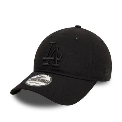 This is a LA Dodgers League Essential Black 9TWENTY Adjustable Cap 1