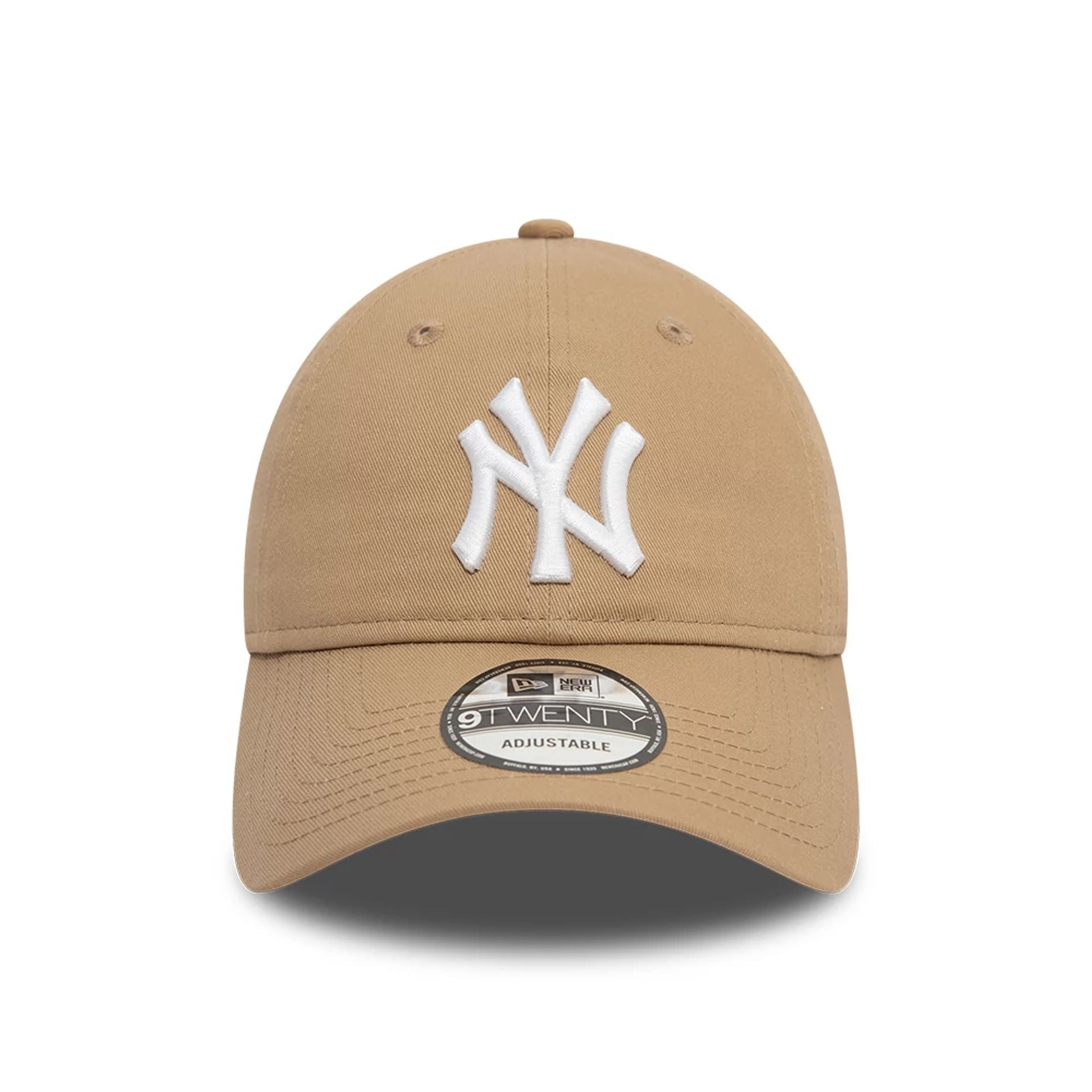 This is a New York Yankees League Essential Light Beige 9TWENTY Adjustable Cap 5