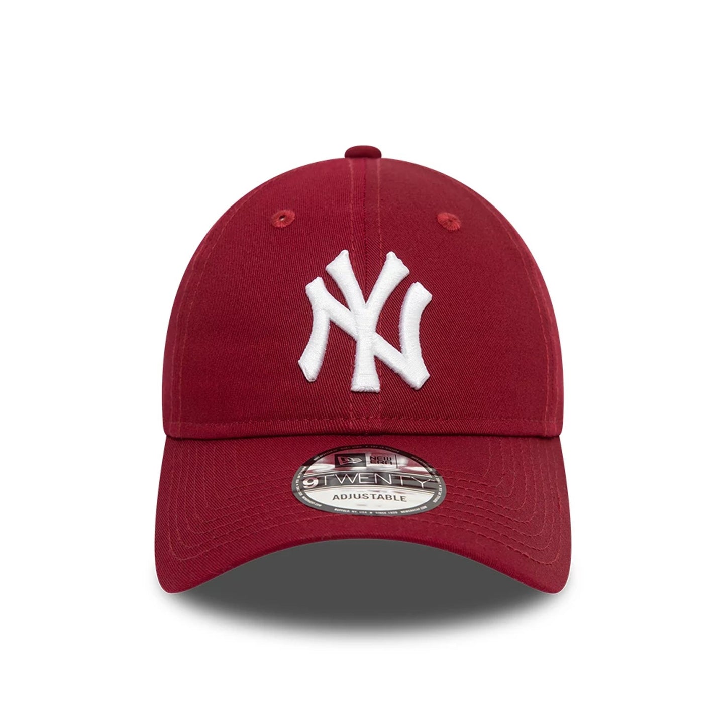 This is a New York Yankees League Essential Dark Red 9TWENTY Adjustable Cap 5