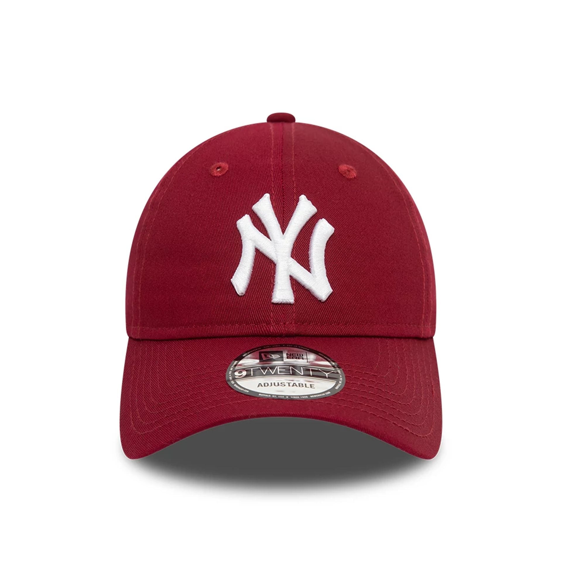 This is a New York Yankees League Essential Dark Red 9TWENTY Adjustable Cap 4