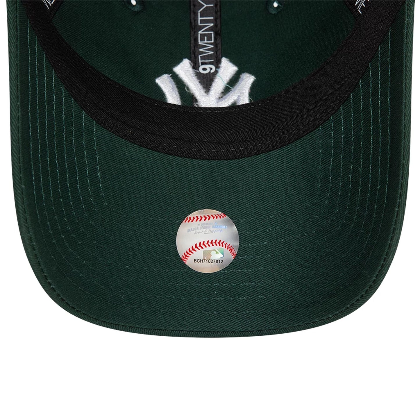 This is a New York Yankees League Essential Dark Green 9TWENTY Adjustable Cap 6