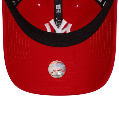 This is a New York Yankees League Essential Red 9TWENTY Adjustable Cap 2