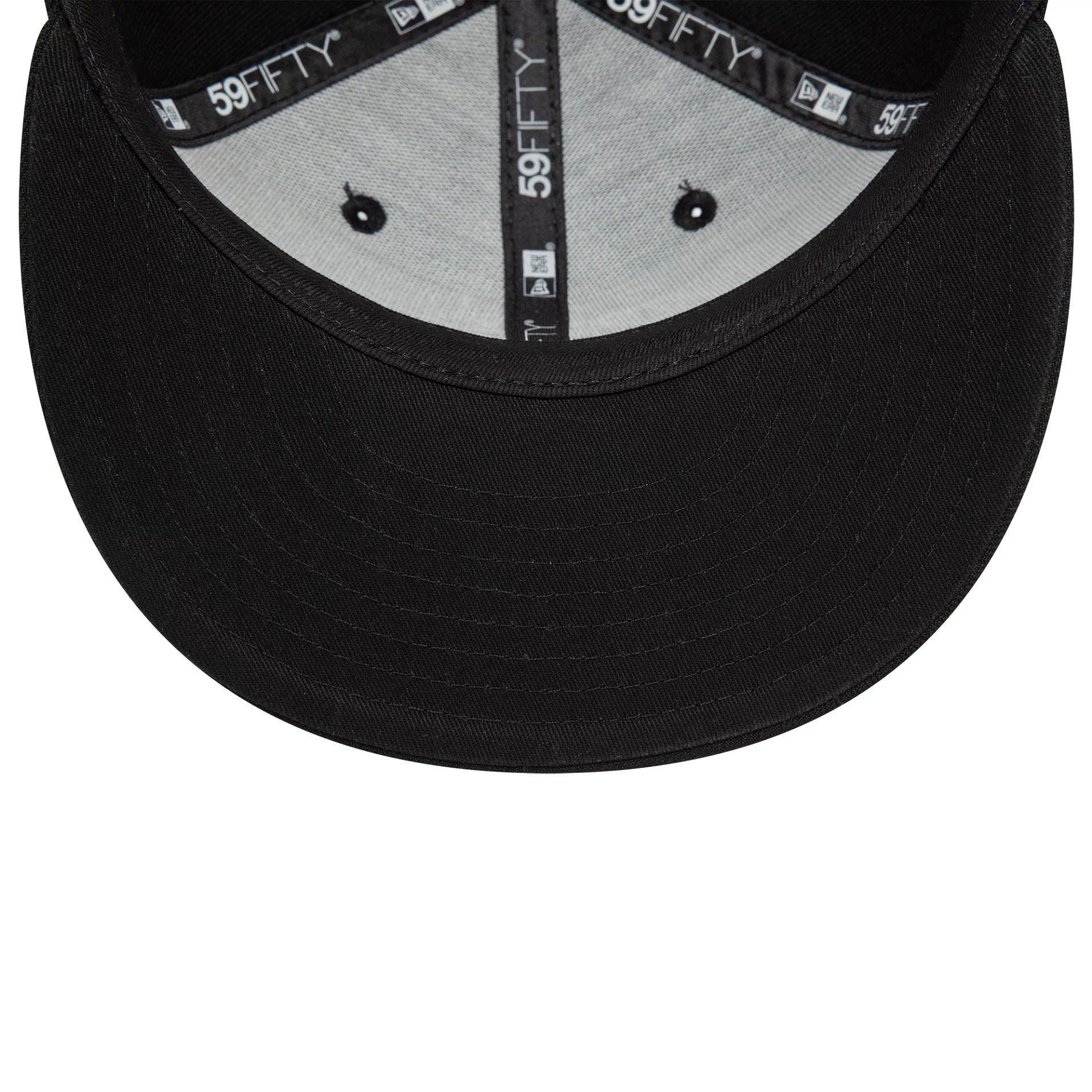 This is a LA Lakers Black On Black NBA Essential Black 59FIFTY Fitted Cap 2