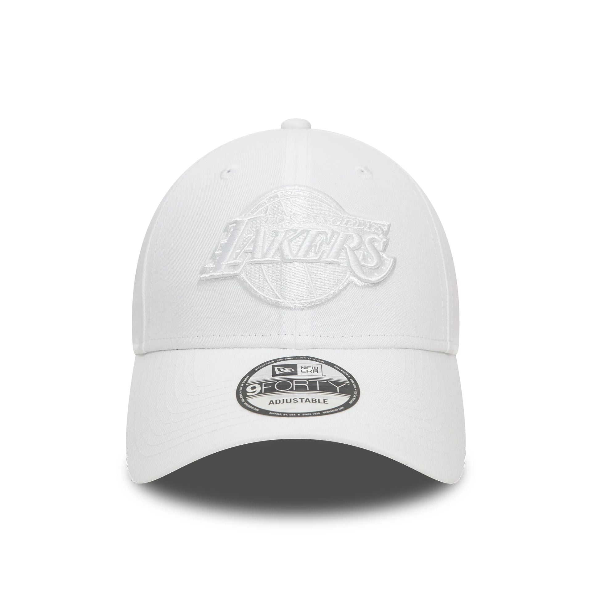 This is a LA Lakers NBA Essential White 9FORTY Adjustable Cap 5