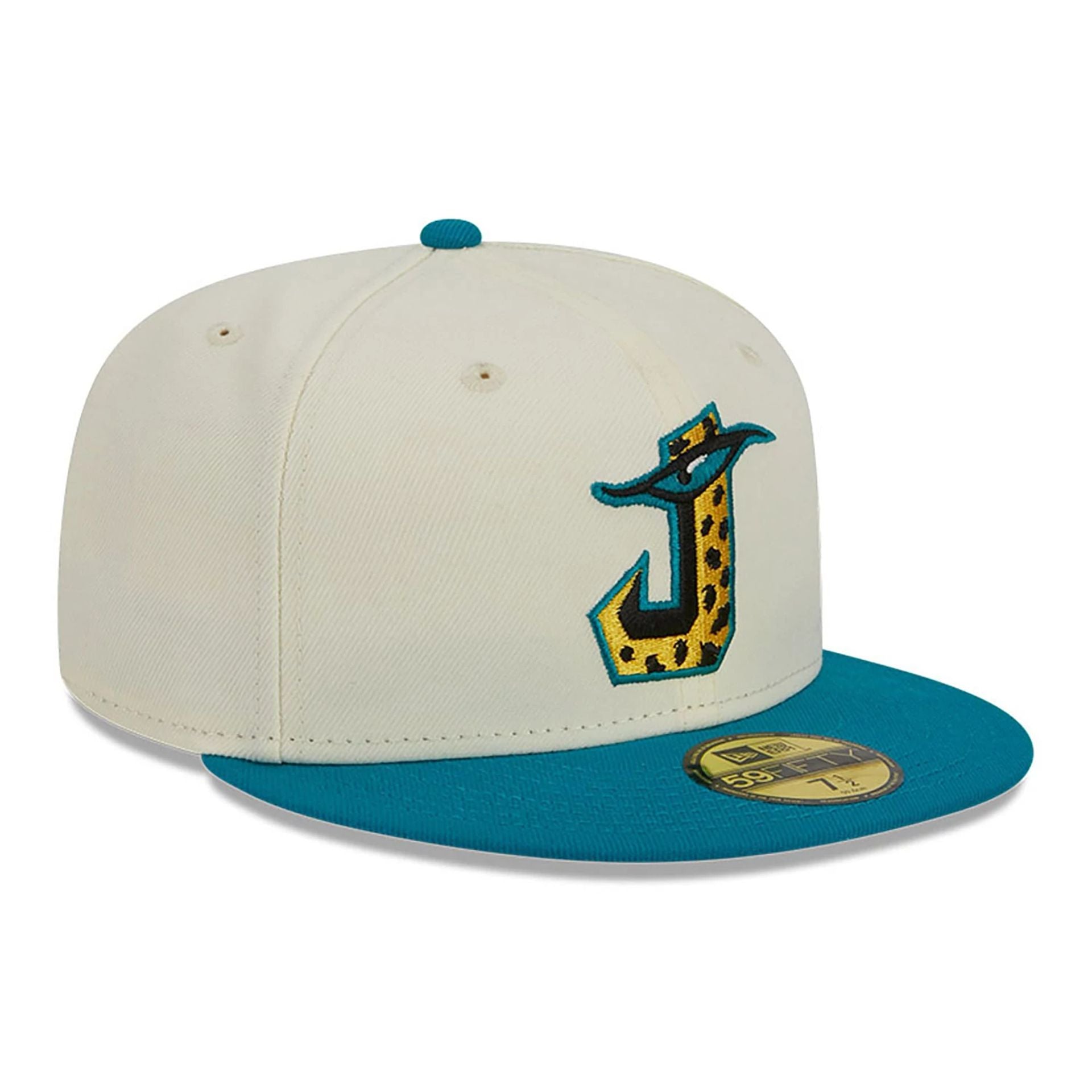 This is a Jacksonville Jaguars NFL City Originals White 59FIFTY Fitted Cap 5