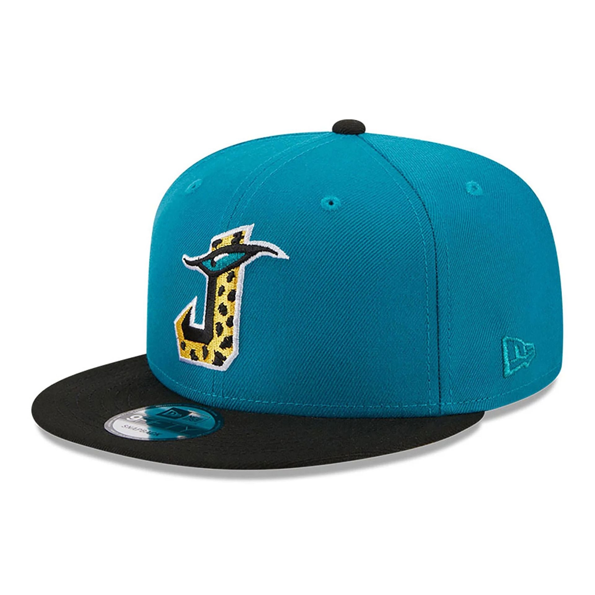 This is a Jacksonville Jaguars NFL City Originals Turquoise 9FIFTY Snapback Cap 1