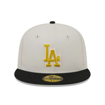 This is a LA Dodgers Two-Tone Stone 59FIFTY Fitted Cap 3