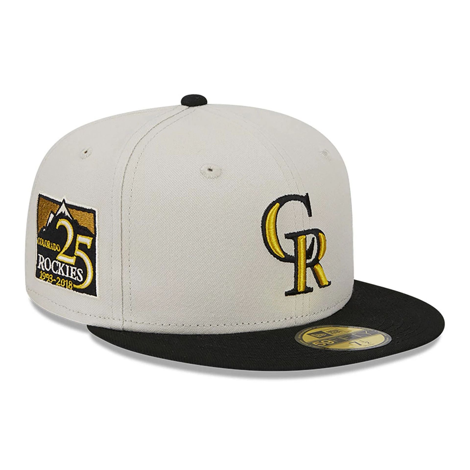 This is a Colorado Rockies Two-Tone Stone 59FIFTY Fitted Cap 1