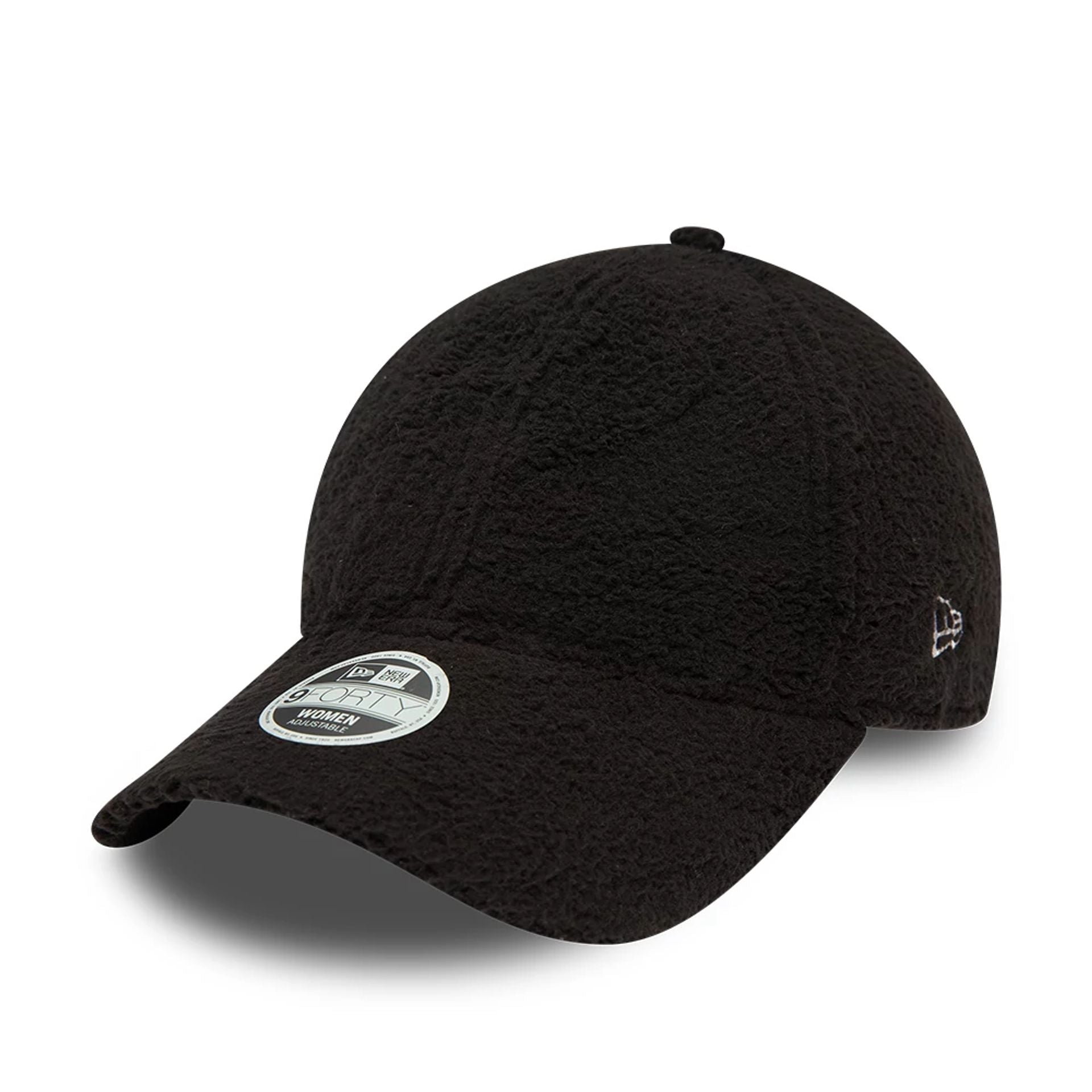 This is a New Era Teddy Black Womens 9FORTY Adjustable Cap 1