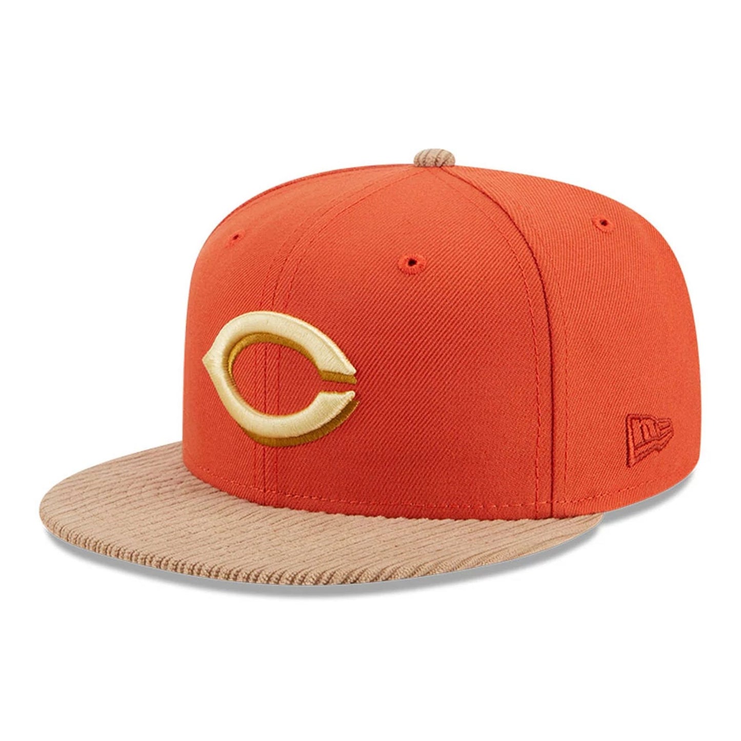 This is a Cincinnati Reds MLB Autumn Wheat Dark Orange 9FIFTY Snapback Cap 6