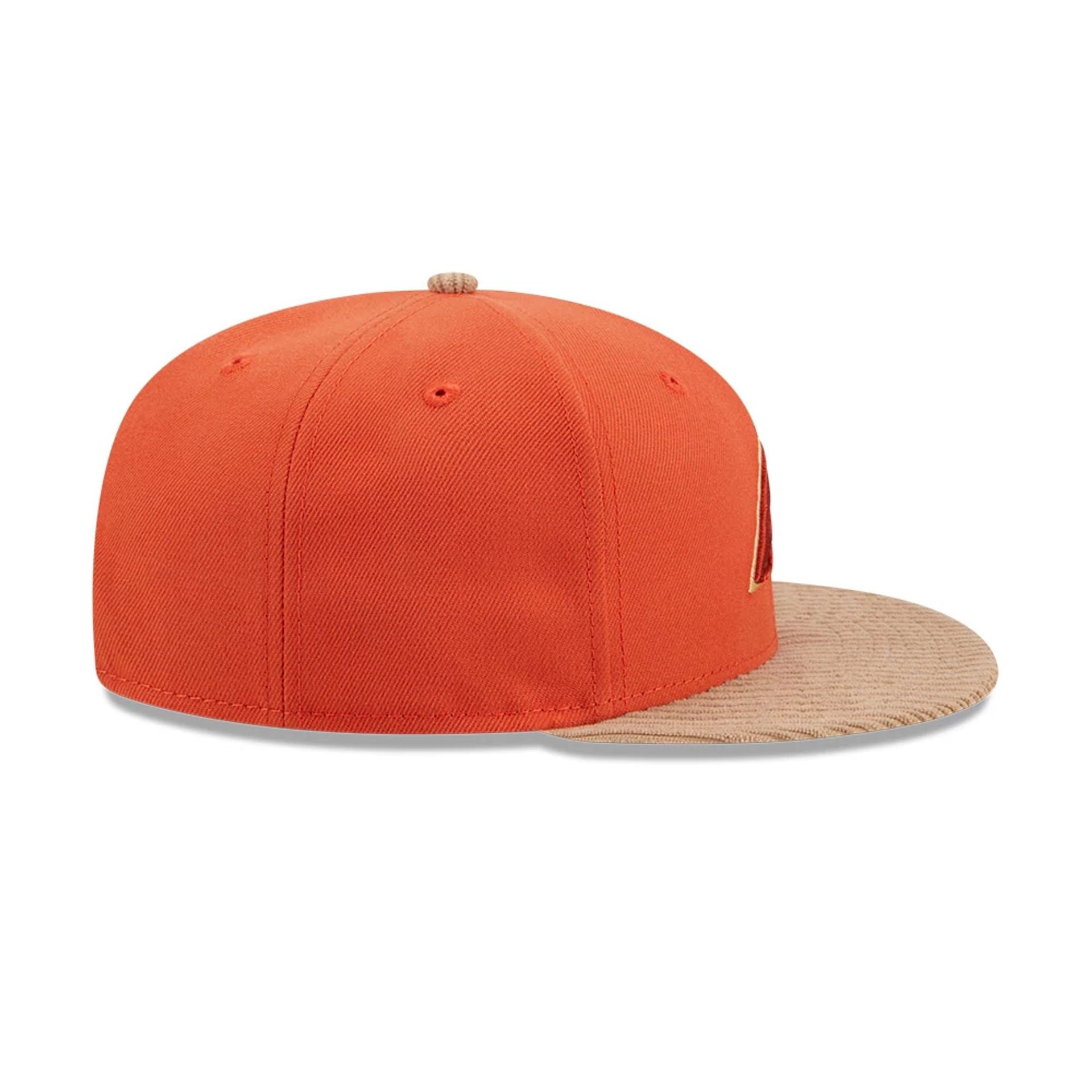 This is a Arizona Diamondbacks MLB Autumn Wheat Dark Orange 9FIFTY Snapback Cap 7