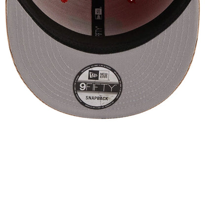 This is a LA Dodgers MLB Autumn Wheat Dark Orange 9FIFTY Snapback Cap 2