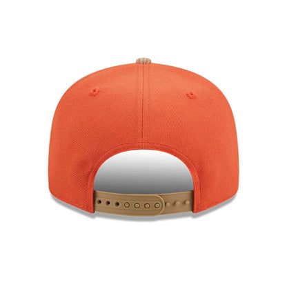 This is a Oakland Athletics MLB Autumn Wheat Dark Orange 9FIFTY Snapback Cap 6