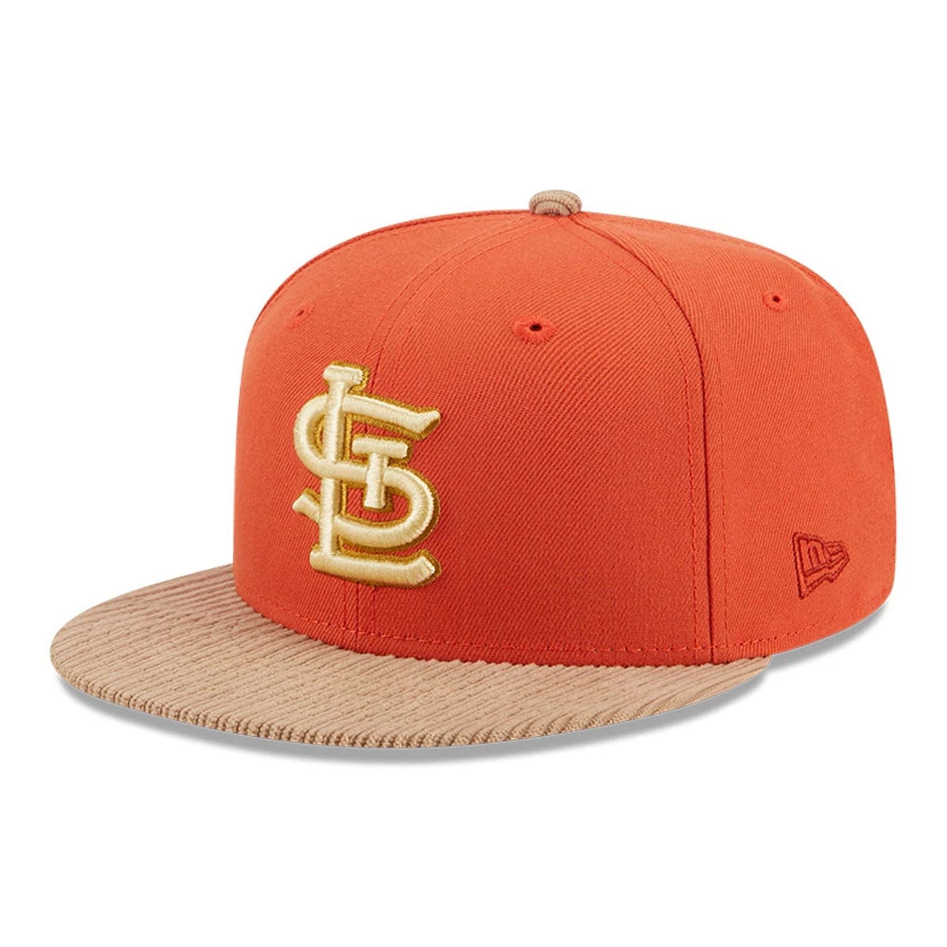 This is a St. Louis Cardinals MLB Autumn Wheat Dark Orange 9FIFTY Snapback Cap 1