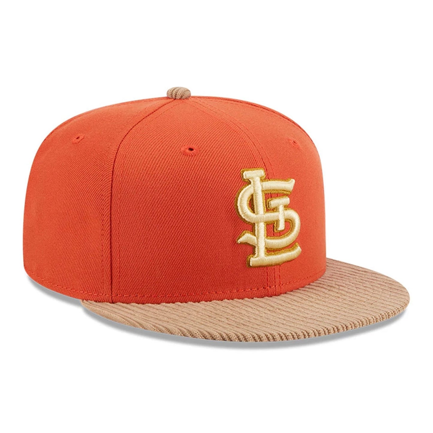 This is a St. Louis Cardinals MLB Autumn Wheat Dark Orange 9FIFTY Snapback Cap 4