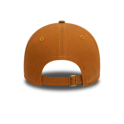 This is a New Era Essential Dark Beige 9TWENTY Adjustable Cap 4