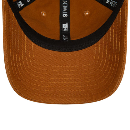 This is a New Era Essential Dark Beige 9TWENTY Adjustable Cap 5