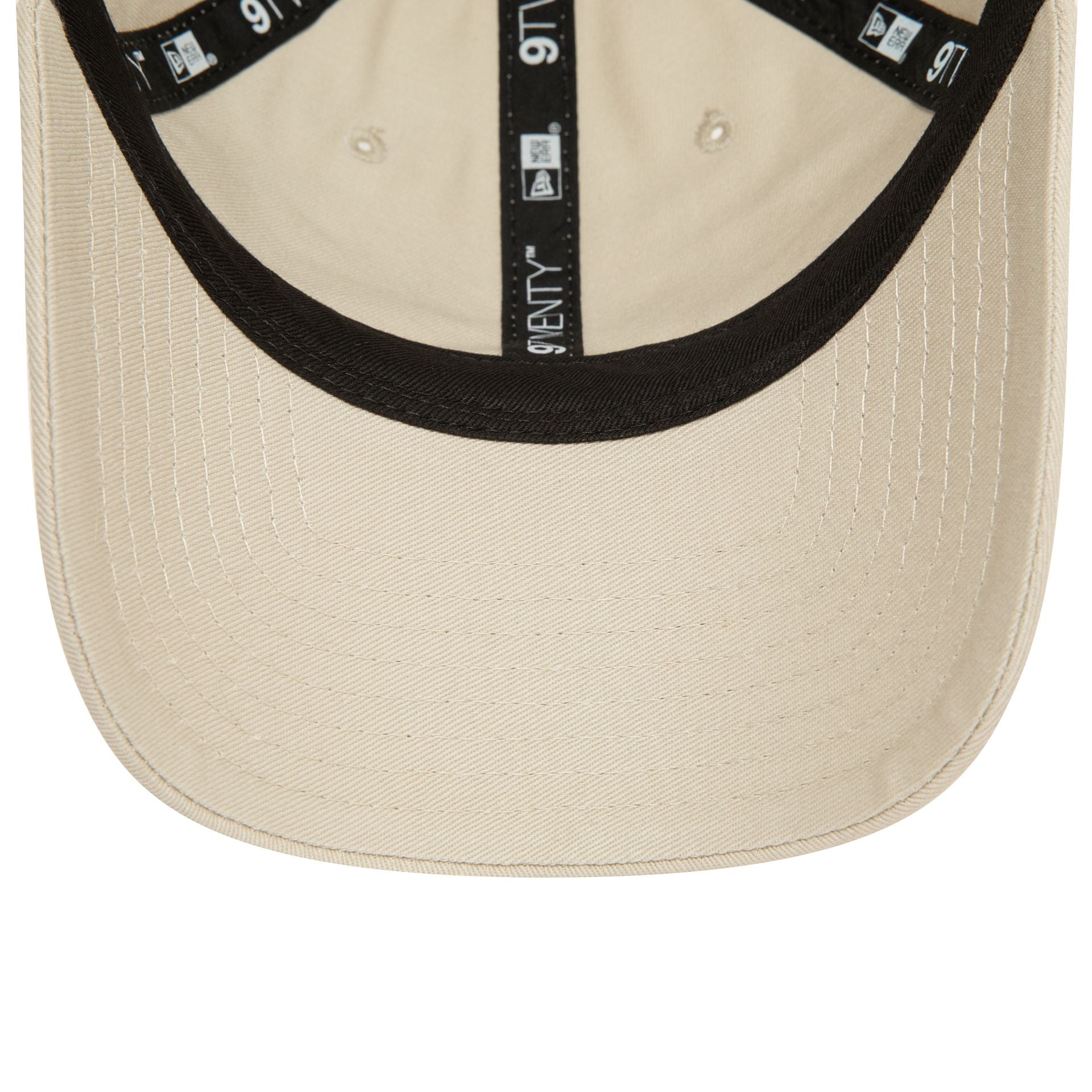 This is a New Era Essential Light Beige 9TWENTY Adjustable Cap 5