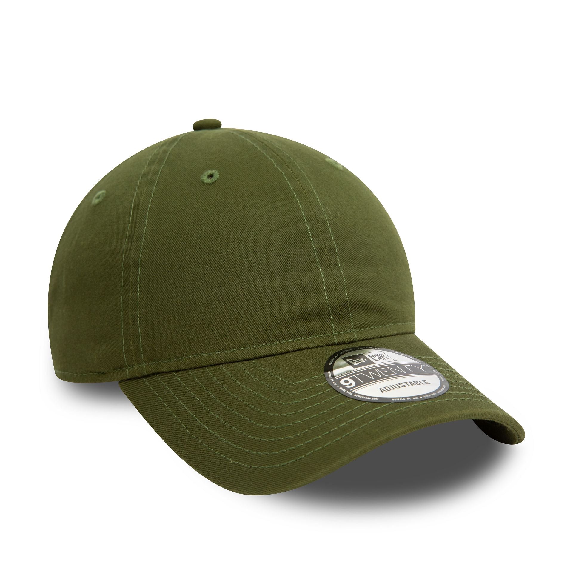 This is a New Era Essential Khaki 9TWENTY Adjustable Cap 1