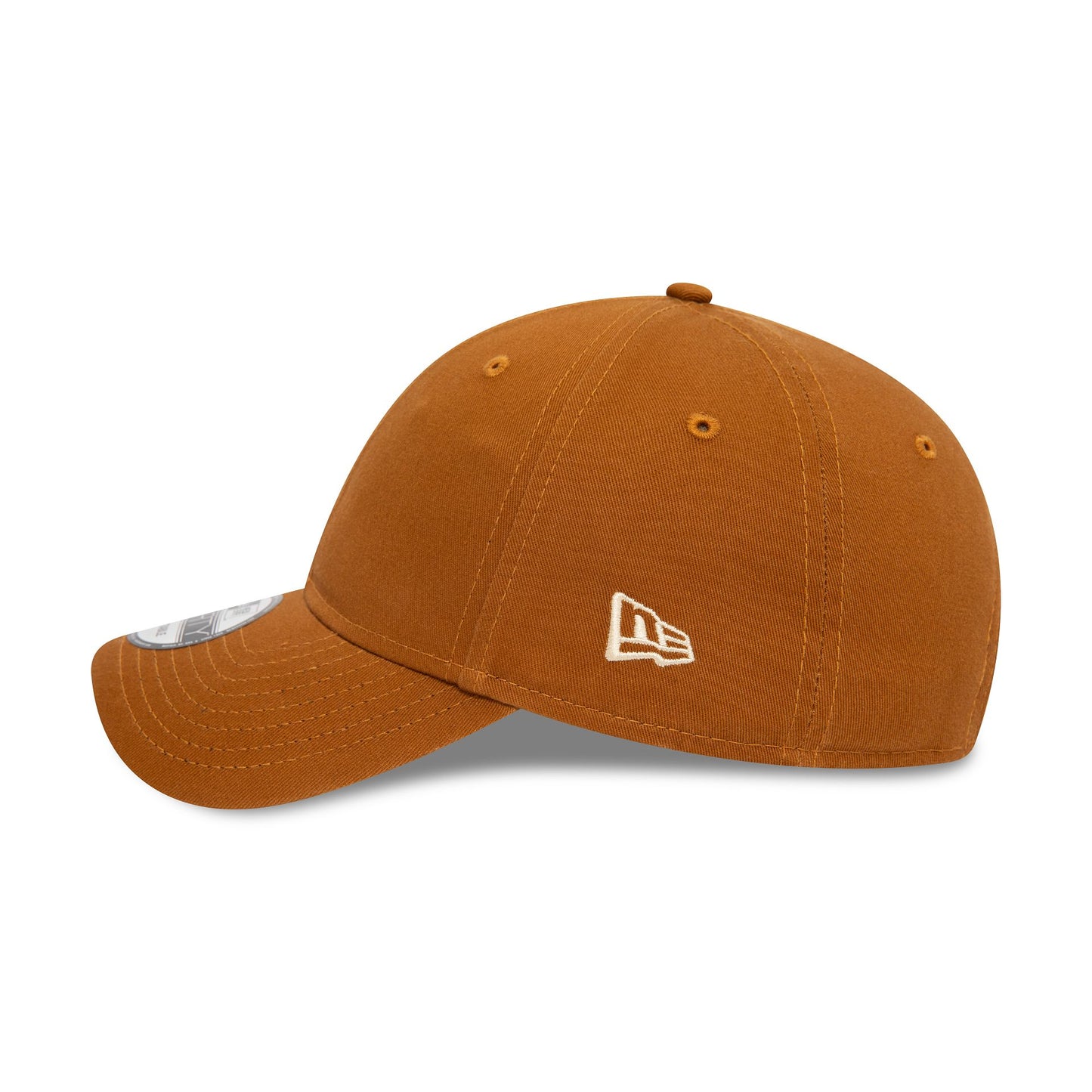 This is a New Era Essential Dark Beige 9FORTY Adjustable Cap 6