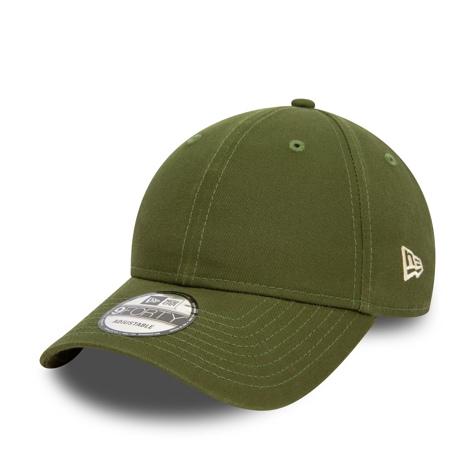 This is a New Era Essential Khaki 9FORTY Adjustable Cap 4