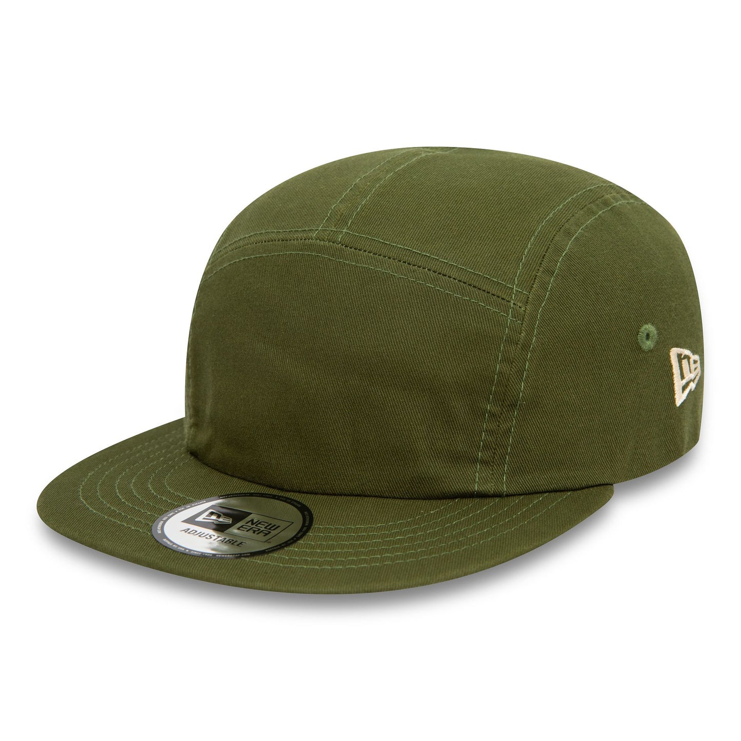 This is a New Era Essential Khaki Camper Adjustable Cap 6