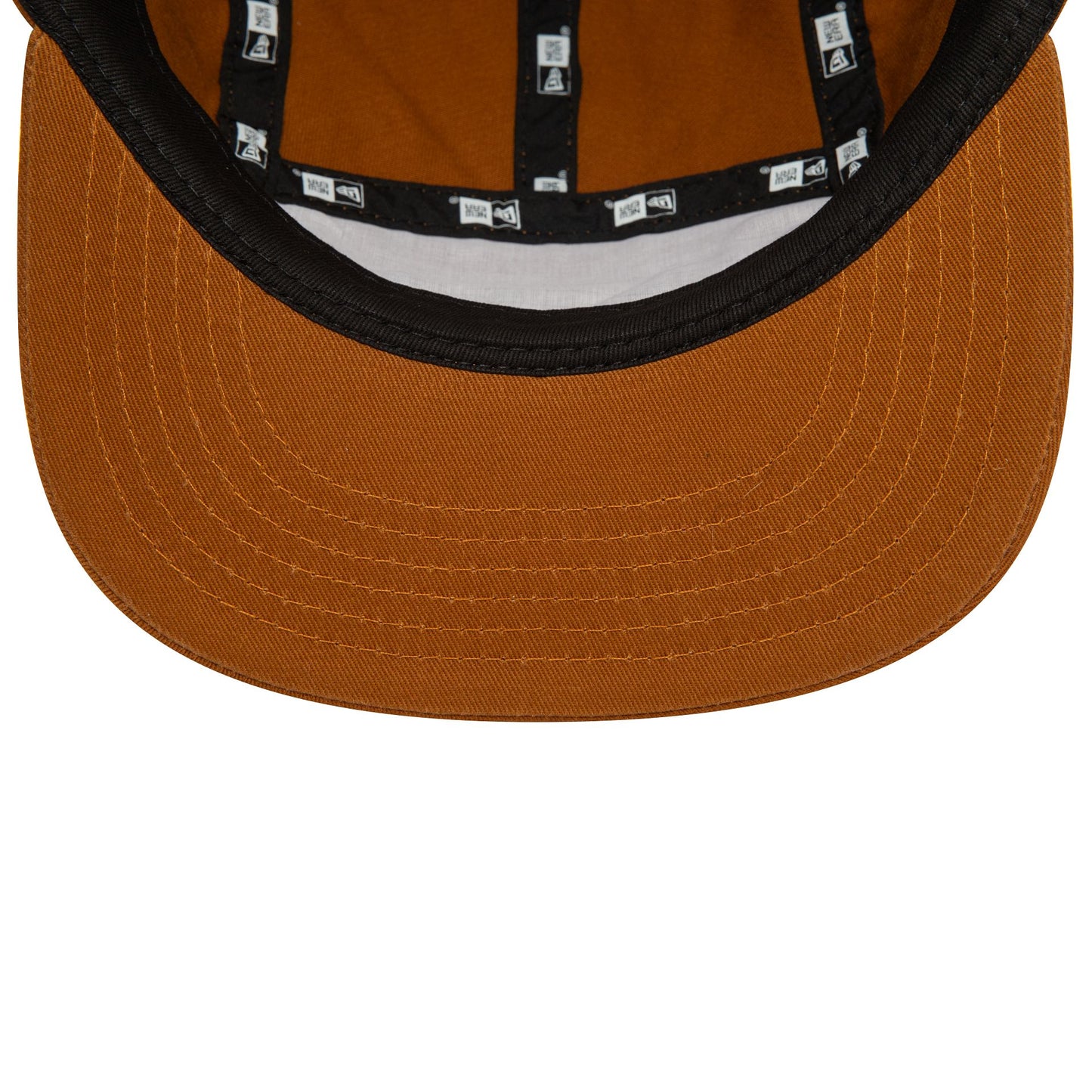 This is a New Era Essential Dark Beige Camper Adjustable Cap 5