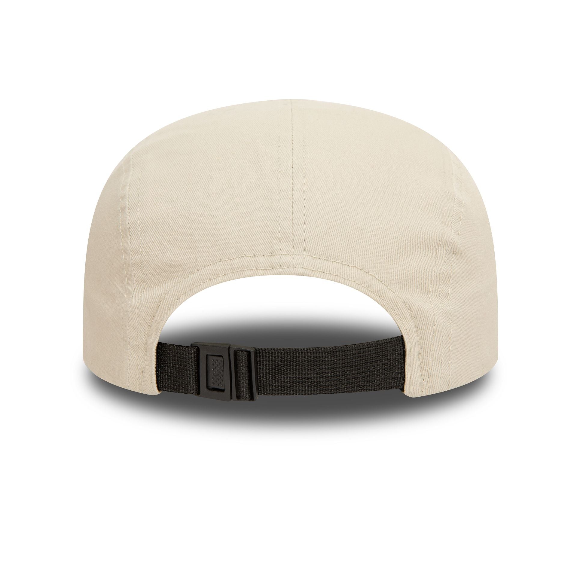 This is a New Era Essential Light Beige Camper Adjustable Cap 4